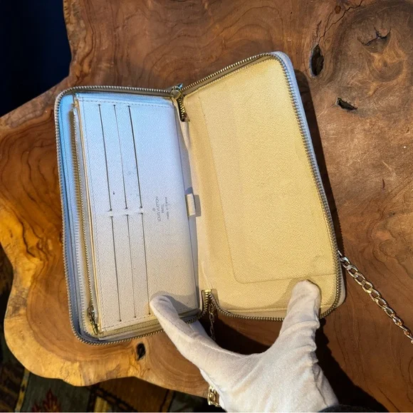 Louis Vuitton Damier Azur Zippy Zip Around Organizer Long Wallet xl size - Picture 3 of 15